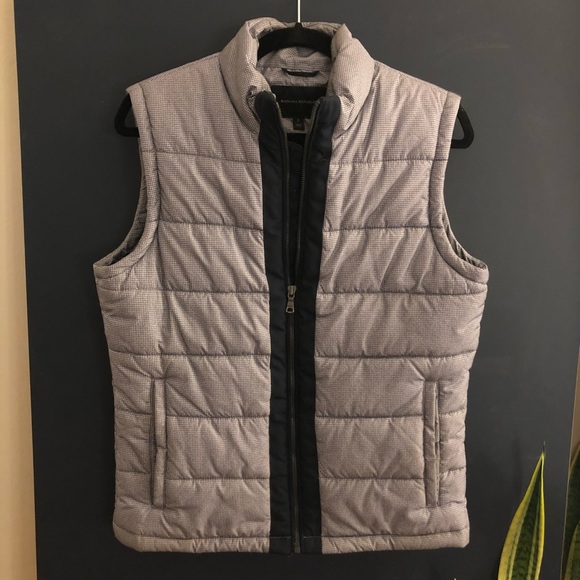 Banana Republic Other - Banana Republic grey puffer vest